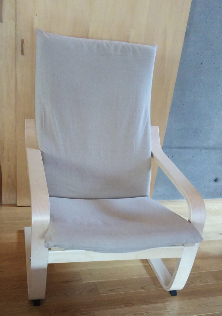 IKEA椅子カバー完成